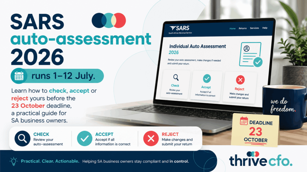 SARS Auto-Assessment 2026